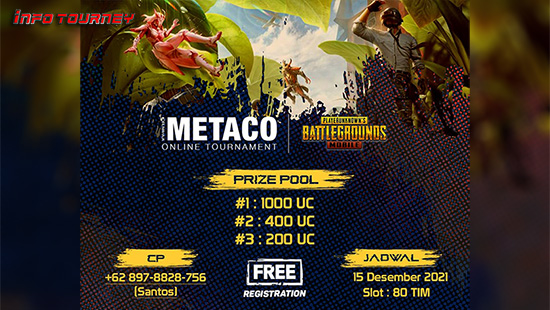 turnamen pubgm pubgmobile desember 2021 metaco desember season 4 logo