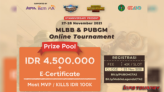 turnamen pubgm pubgmobile november 2021 road to gta logo