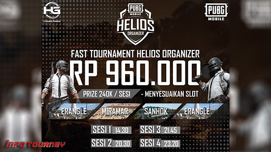 turnamen pubgm pubgmobile april 2022 fast tour helios organizer logo