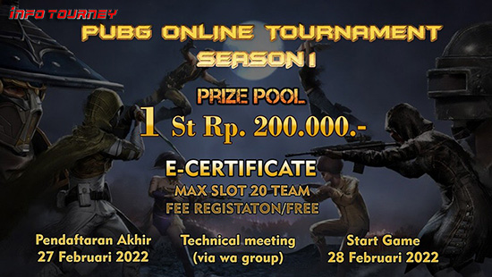 turnamen pubgm pubgmobile februari 2022 ccs season 1 logo