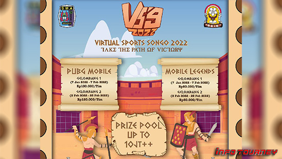 turnamen pubgm pubgmobile maret 2022 virtual sports son9o 2022 logo
