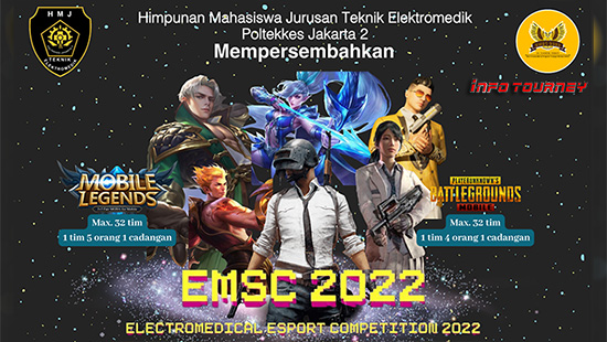 turnamen pubgm pubgmobile juni 2022 emsc season 1 logo
