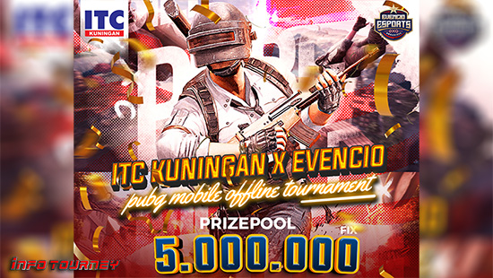 turnamen pubgm pubgmobile september 2022 itc kuningan x evencio logo