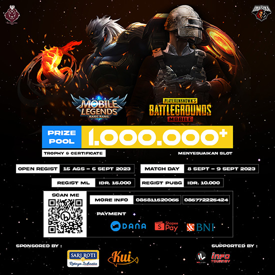 turnamen pubgm pubgmobile september 2023 imasika poster