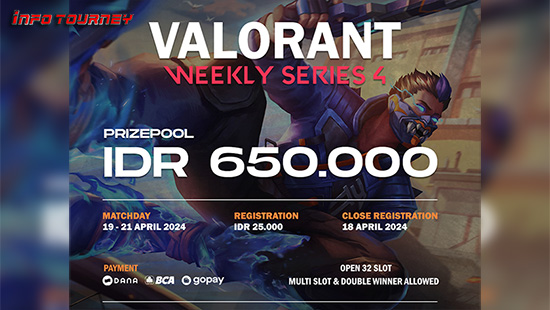 turnamen valorant april 2024 meister weekly 2024 series 4 logo