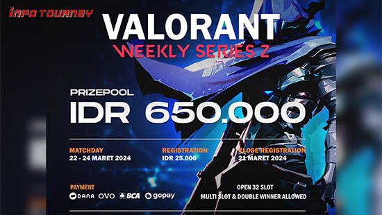turnamen valorant maret 2024 meister weekly 2024 series 2 logo