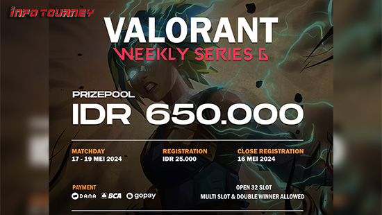 turnamen valorant mei 2024 meister weekly 2024 series 6 logo